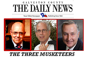 Galveston County Daily News Columns - Three Musketeeers